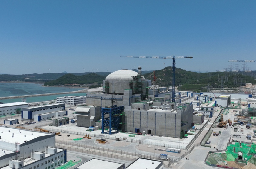 6月20日，“華龍一號”首個批量化工程漳州核電1號機組安全殼打壓試驗圓滿成功。中核國電漳州能源供圖