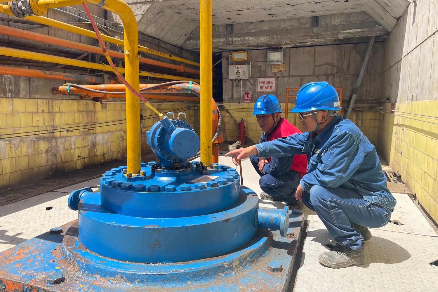 劉家峽水電廠：3號機工作閘門無水試驗、系統耐壓試驗順利完成(1).jpg